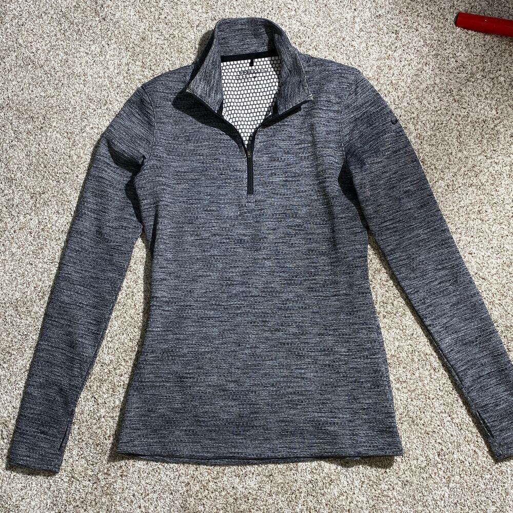 Women’s Nike Golf 1/4 zip up pullover dri-
fit top size small